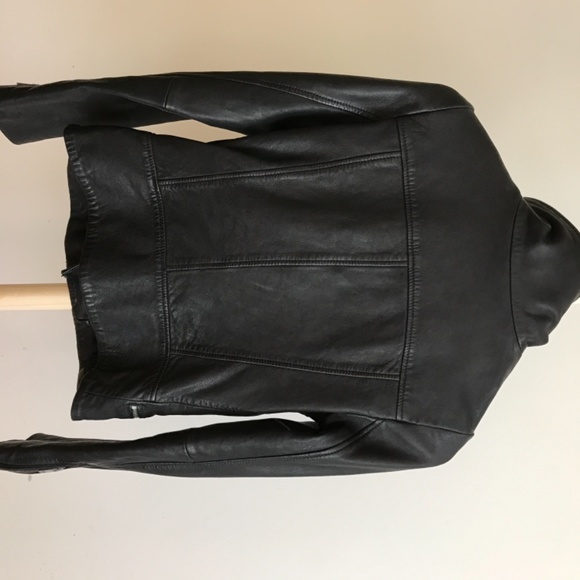 All Saints Leather Bales Biker Jacket - Picture 2 of 6